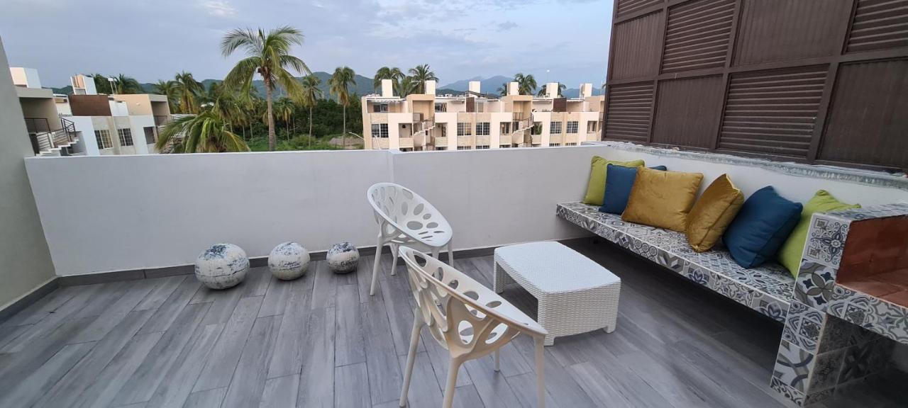 Penthouse Con Roof Garden, Experiencia Sin Igual. Lejlighed Manzanillo Eksteriør billede